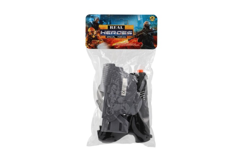 Vojenská sada 4ks pistole na setrvačník s doplňky